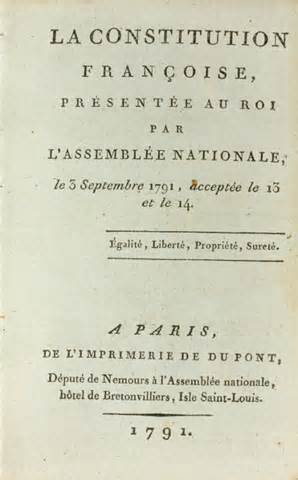 The French Constitution is Established