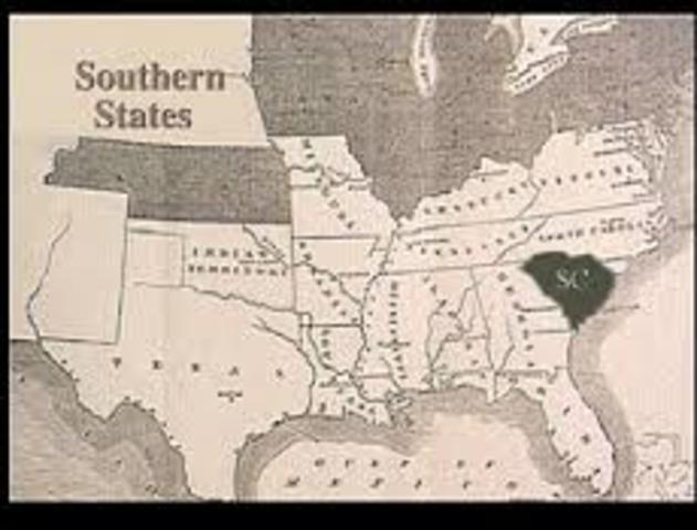 South Carolina Secedes from the Union