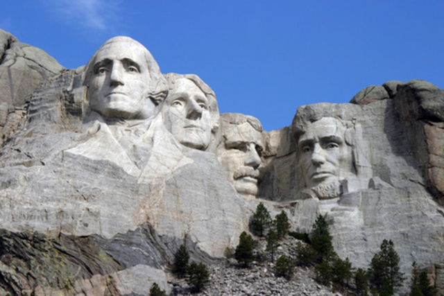 Mount Rushmore construction begins