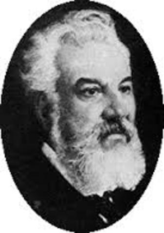 The invention of the telephone.