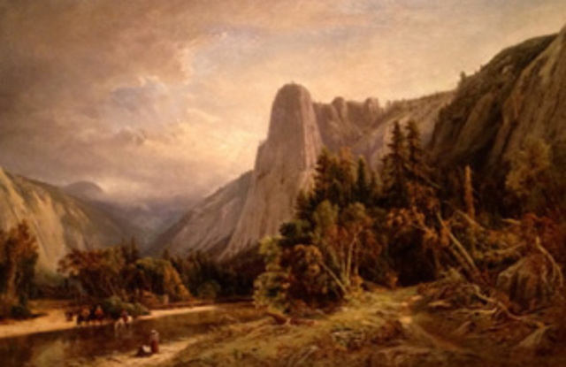 Sentinal Rock, Yosemite - William Keith