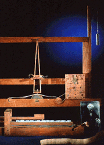 Samuel Morse's Original Telegraph Transmitter and Receiver