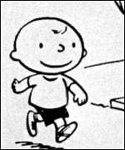 First "Peanuts" Comic Strip