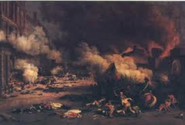 The sporadic outbreak of food riots in Paris.