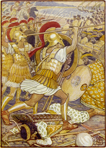 The Persians are defeated by Greeks in the Battle of Marathon 490 BCE
