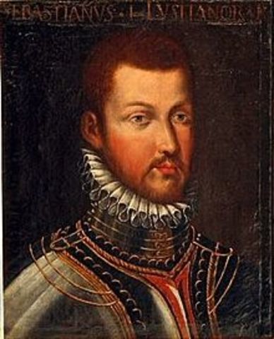 Morrre D.Sebastião rei de Portugal