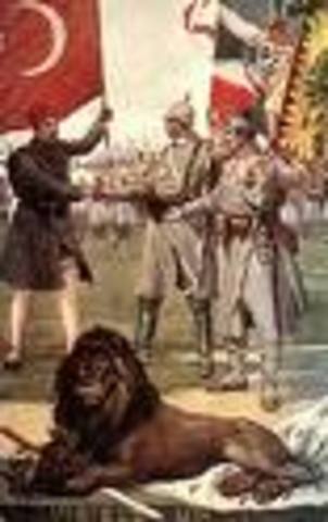 Russia, Britain and France declared war on Turkey