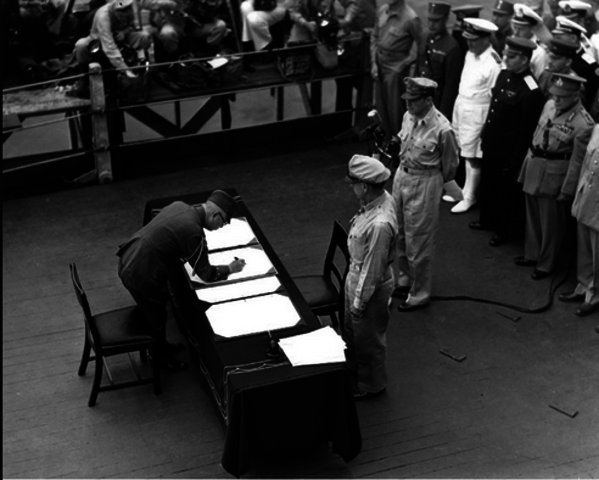 Japanese Surrender Signed
