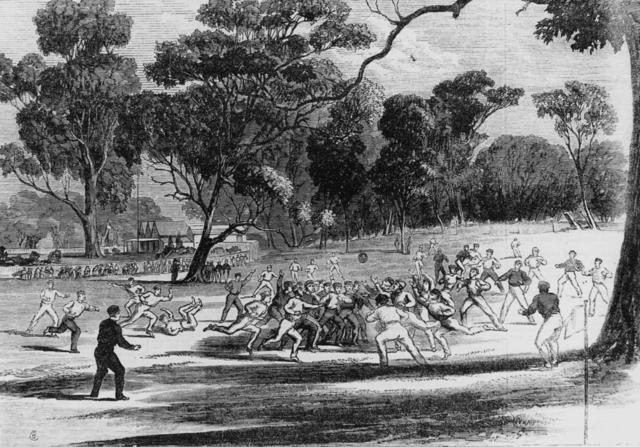 First recorded Game of AFL