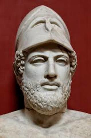 Pericles rules in Athens(460 BCE-429 BCE)