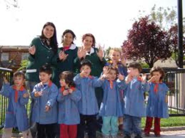 Ingreso al jardin infantil en el 1997