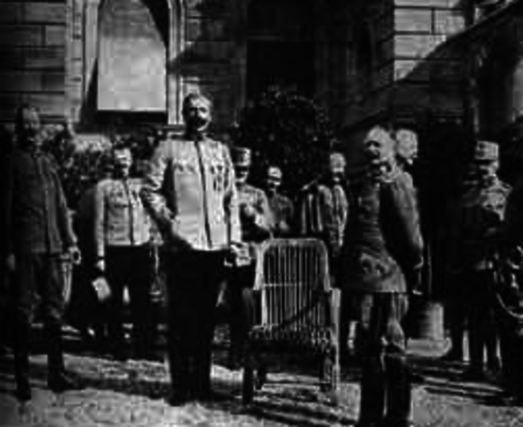 Austria-Hungary declares war on Serbia