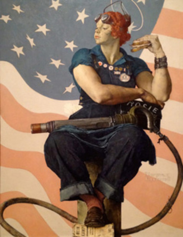 Rosie the Riveter by Norman Rockwell