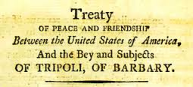 Peace treaty with Tripoli