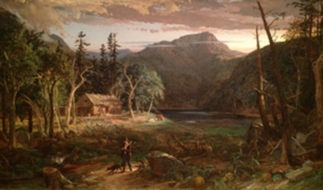 Jasper Francis Cropsey produces The Backwoods of America
