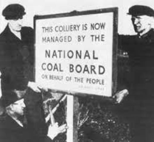 Britain nationalizes coal mines