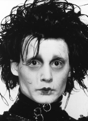Lead role in "Edward Scissorhands"