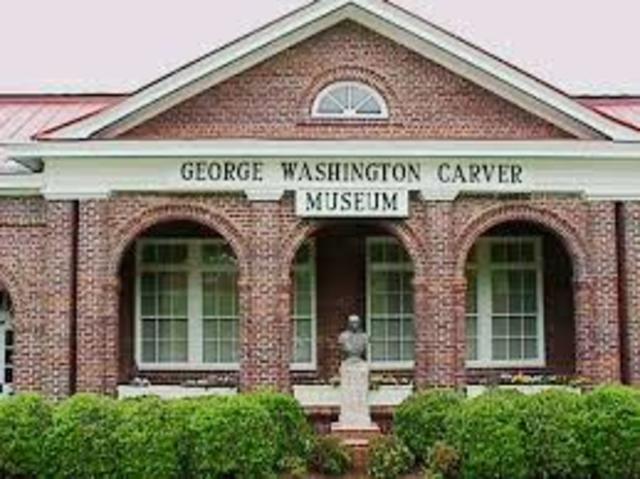 george washington Carver Museum was dedicated