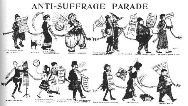 The Anti-Suffrage Parade