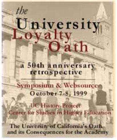 Loyalty Oath Controversy at University of California