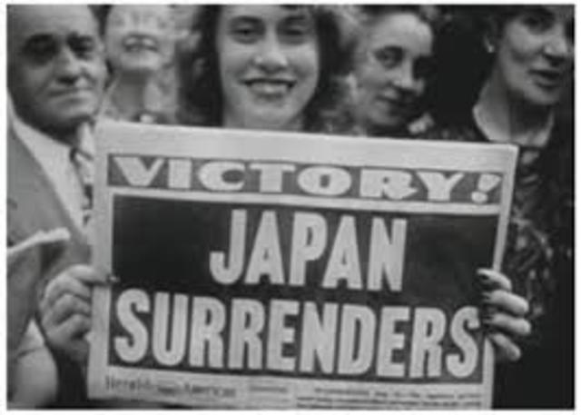 Japan surrenders