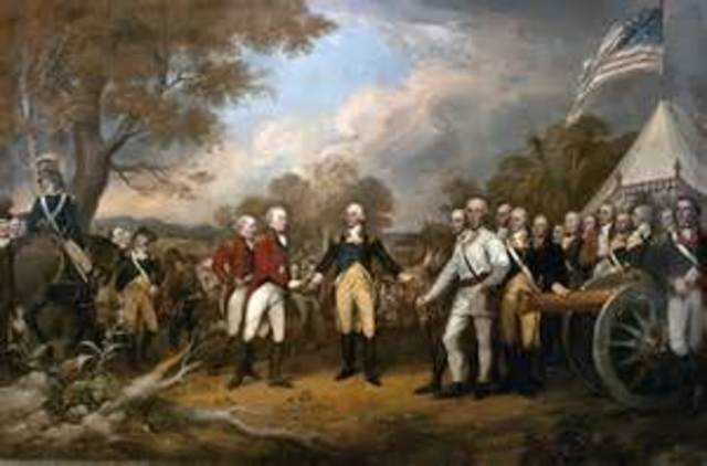 The Battle of Saratoga in 1777