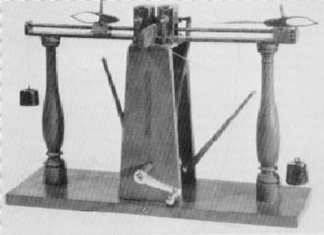 John James Greenough created a sewing machine with a stitch forming mechanism