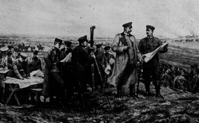 The Battle of Tannenberg begins