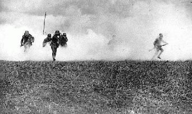The Second Battle of Ypres - Germans first use Poison Gas