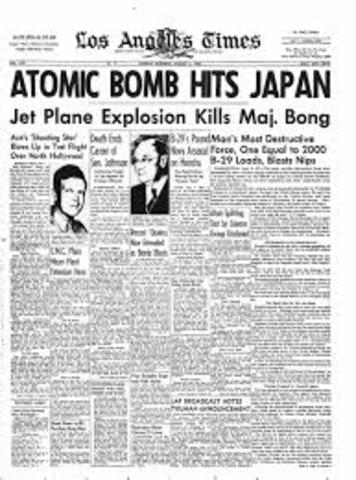 USA drops atomic bomb
