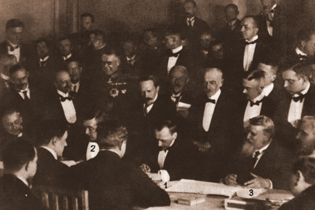 Russia signs the Treat of Brest Litovsk