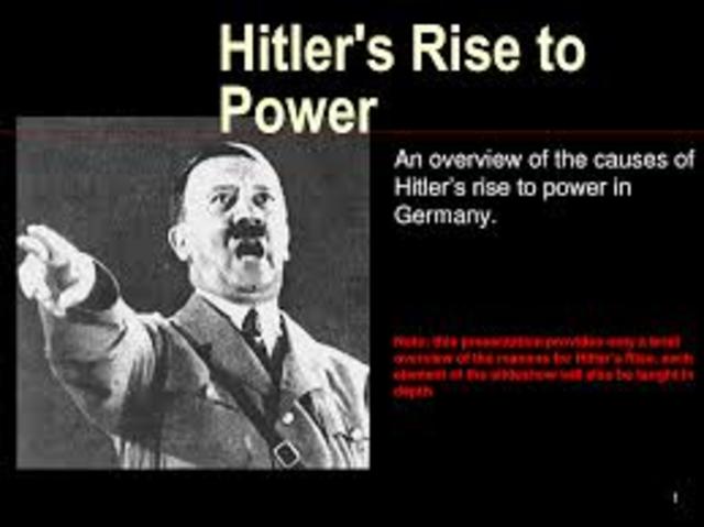 HITLER COMES TO POWER