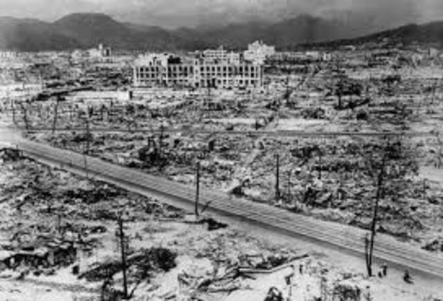 Atomic Bomb dropped on Hiroshima