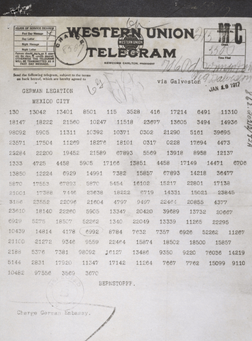 The Zimmerman Telegram