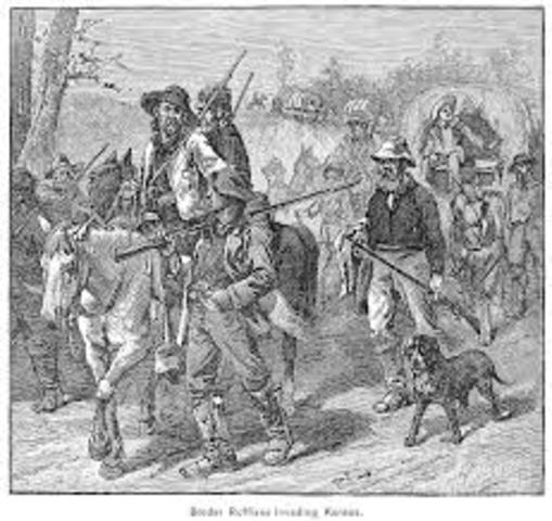 Missouri "Border Ruffian" Attack On Lawrence