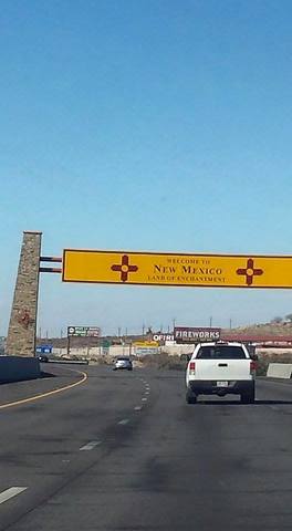 My cross country drive to get to AZ.