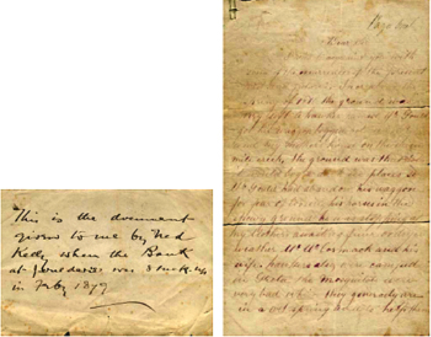 Ned Kelly's Jeriliderie Letter