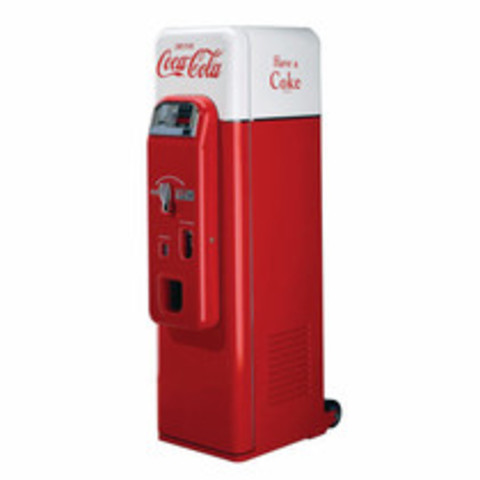Первые автоматы по продажи бутылок Кока-Колы