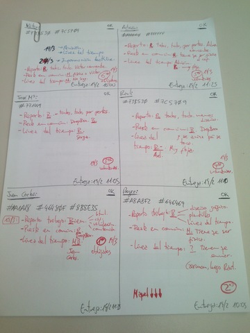 Revisió treball - accès línies del temps projectes