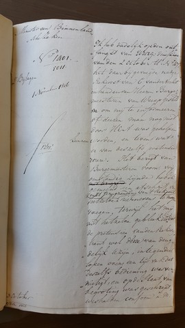 Binnenlandse Zaken aan Gouverneur