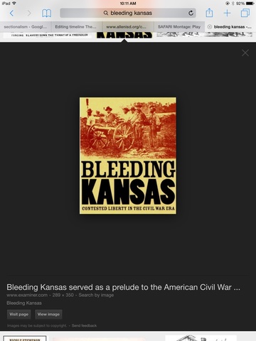 Bleeding Kansas december 14th 1855
