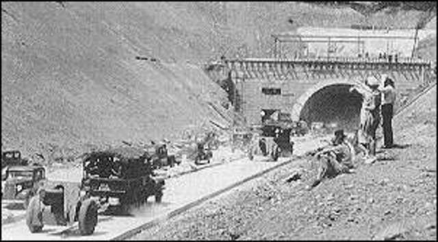 The first highway built