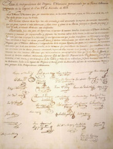 Consumación de la Independencia de México