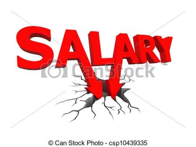 Reduction in salaries