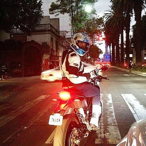 Primera vez en una moto a la edad de 5