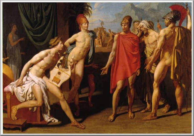 Agammenon takes achilles maiden