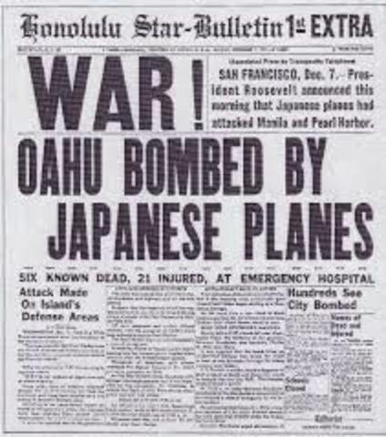 Japanese attack on Pearl Harbor