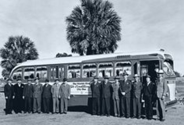 First public bus air conditioned