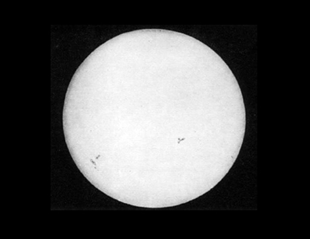 First Picture of the Sun