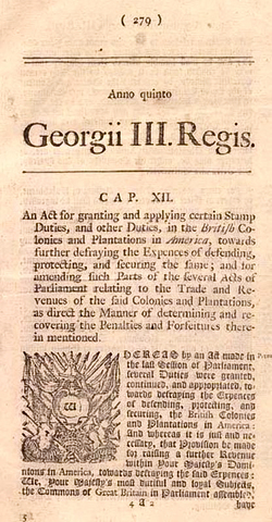 The Stamp Act